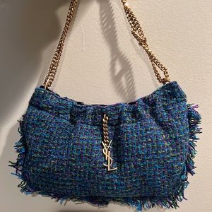 YSL hobo tweed bag
